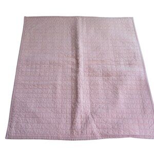 One Urban Habitat Pink Quilted Euro Sham 26" X 26" Cotton Face Cotton Filling